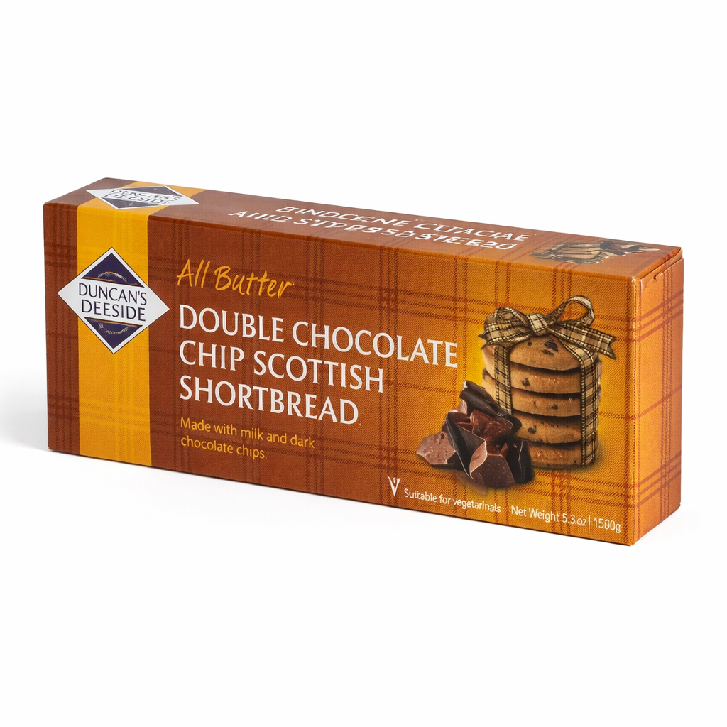 ダンカン オールバター ダブルチョコレートチップ スコティッシュ ショートブレッド 150g