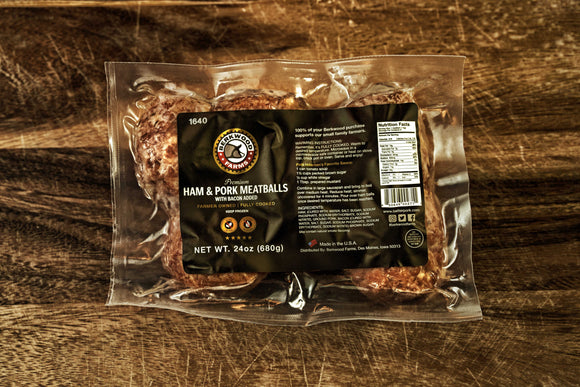 バークウッドファームズ 黒豚 ハム＆ポーク ミートボール 453g