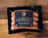 バークウッドファームズ 無添加 黒豚 無塩せき アップルウッド スモーク ソーセージ 340g